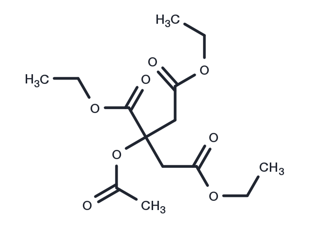 Acetyltriethyl citrate Chemical Structure