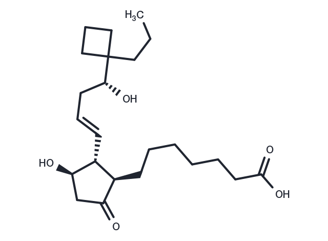 Butaprost free acid Chemical Structure