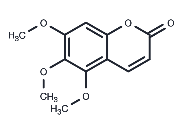TargetMol Chemical Structure 5,6,7-Trimethoxycoumarin