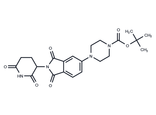 Thalidomide-piperazine-Boc Chemical Structure