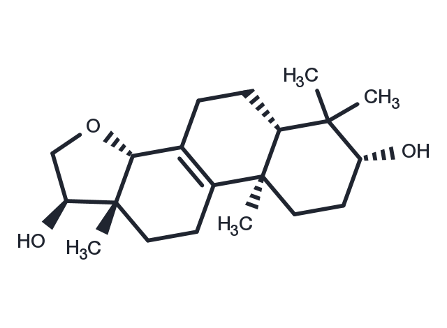 ent-14,16-Epoxy-8-pimarene-3,15-diol Chemical Structure