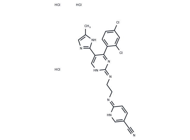 TargetMol Chemical Structure Laduviglusib trihydrochloride