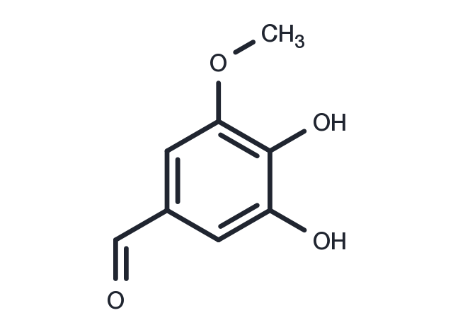 5-Hydroxyvanillin Chemical Structure
