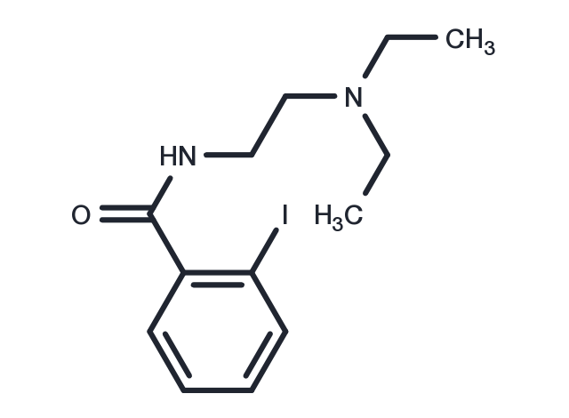 N-[2-(diethylamino)ethyl]-2-iodobenzamide Chemical Structure