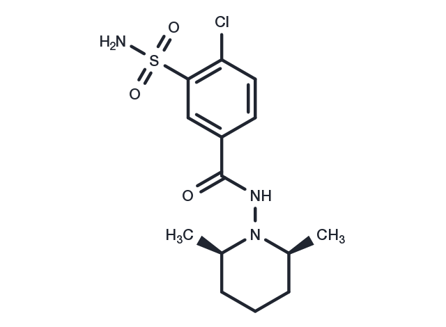Clopamide Chemical Structure