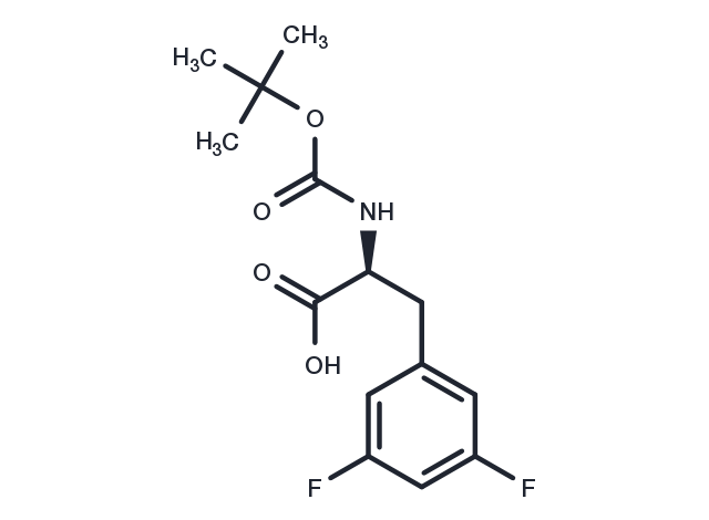 N-Boc-3,5-difluoro-L-phenylalanine Chemical Structure
