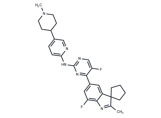 CDK4/6/1 Inhibitor Chemical Structure