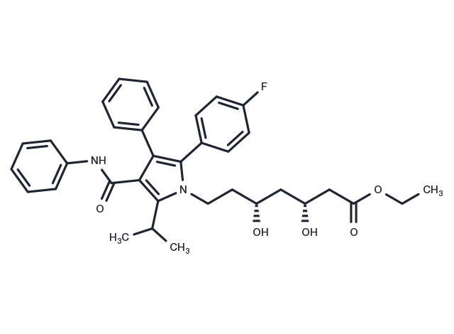 Atorvastatin ethyl ester Chemical Structure
