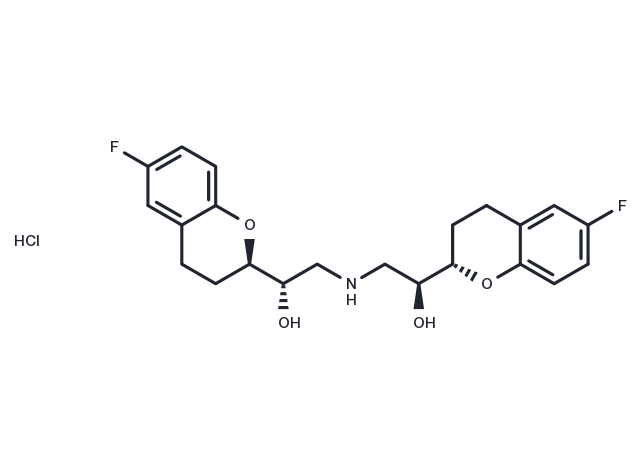 TargetMol Chemical Structure Nebivolol hydrochloride