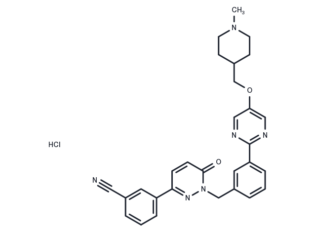 TargetMol Chemical Structure Tepotinib hydrochloride(1 : x)