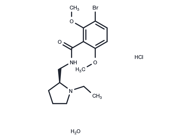 Remoxipride hydrochloride (hydrate) Chemical Structure