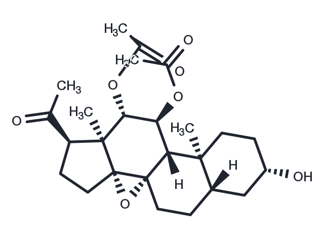 11,12-Di-O-acetyltenacigenin B Chemical Structure