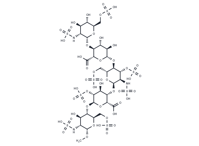 Fondaparinux free base Chemical Structure