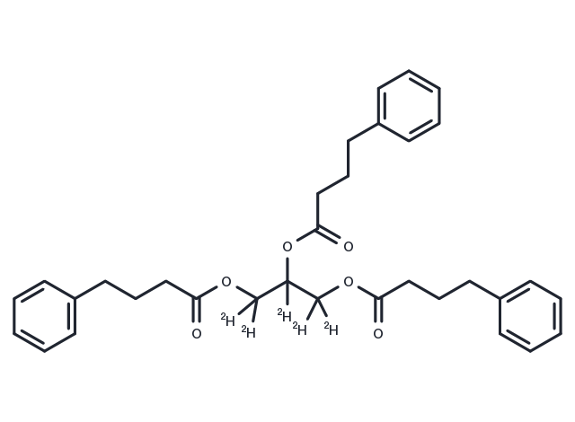 TargetMol Chemical Structure Glycerol phenylbutyrate-D5