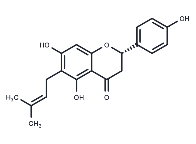 TargetMol Chemical Structure (2S)-6-Prenylnaringenin