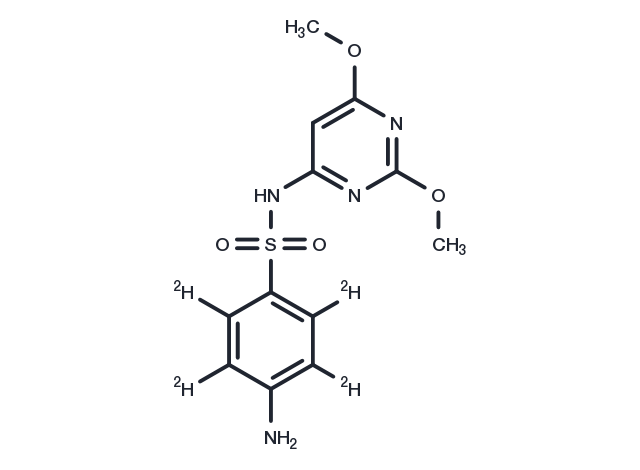 Sulfadimethoxine-d4 Chemical Structure