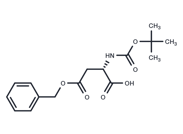 TargetMol Chemical Structure Boc-L-aspartic acid 4-benzyl ester