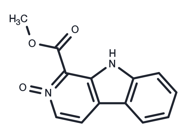1-Methoxycarbonyl-beta-carboline-N-oxide Chemical Structure