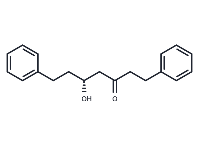 (R)-5-Hydroxy-1,7-diphenylheptan-3-one Chemical Structure