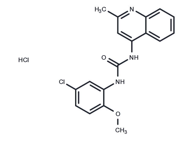 TargetMol Chemical Structure PQ401 hydrochloride (196868-63-0(free base))