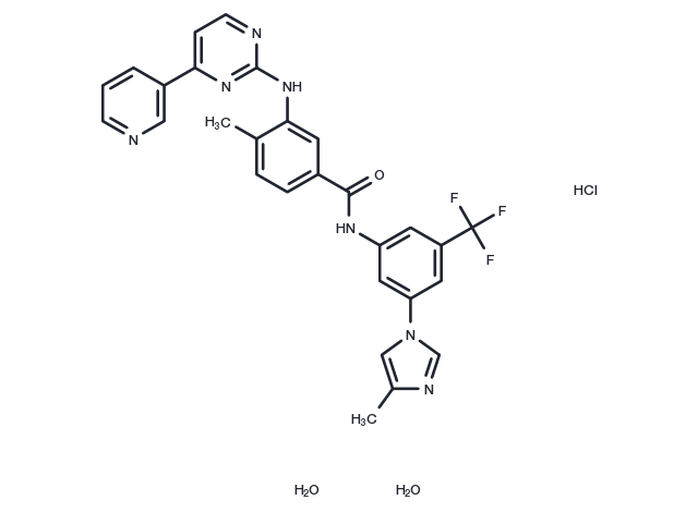 Nilotinib hydrochloride dihydrate Chemical Structure