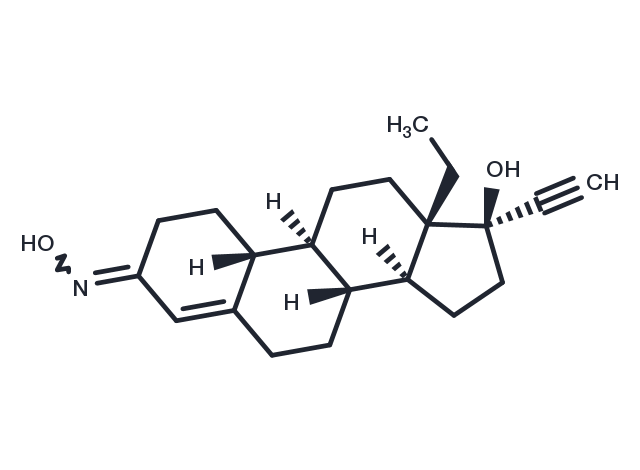 Norgestimate metabolite Norelgestromin Chemical Structure