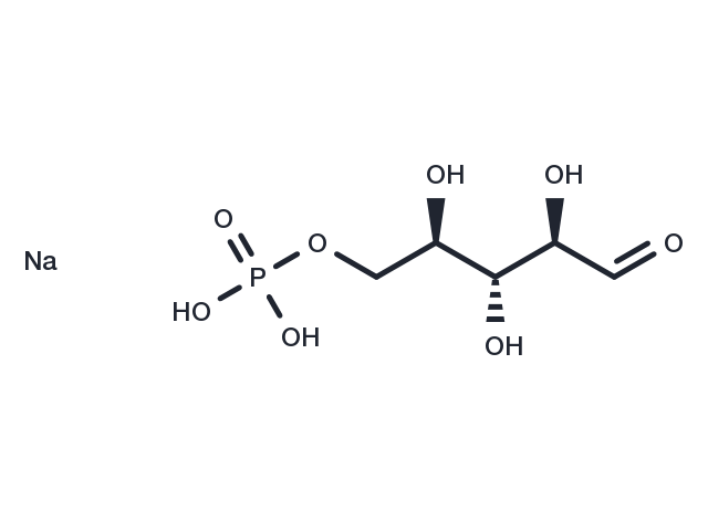 D-Ribulose-5-phosphate (sodium salt) Chemical Structure