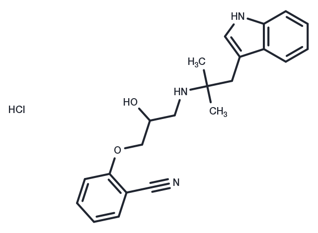 Bucindolol hydrochloride Chemical Structure