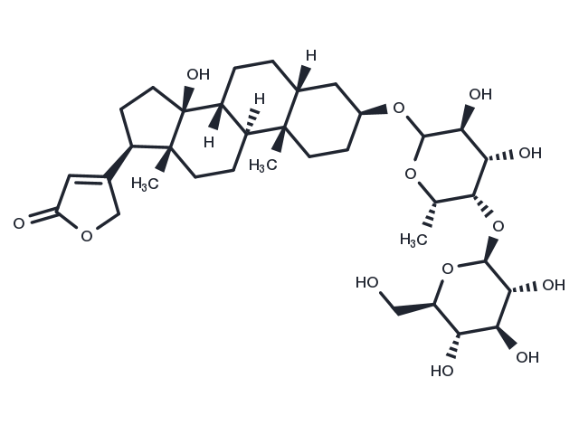 Glucodigifucoside Chemical Structure