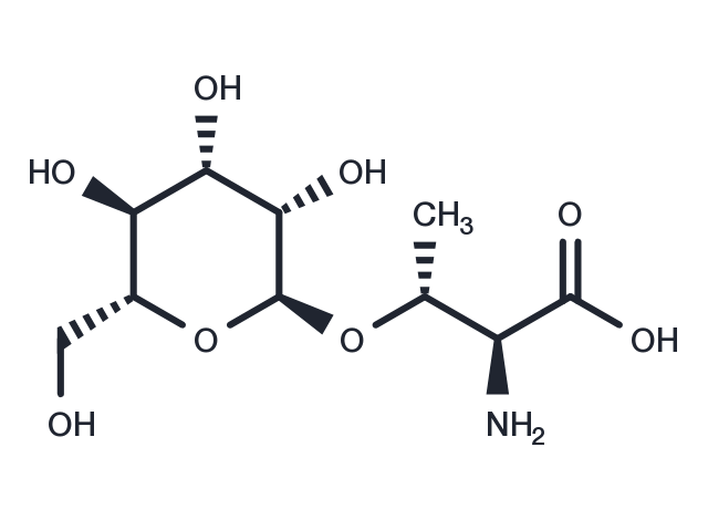 O-Mannopyranosylthreonine Chemical Structure