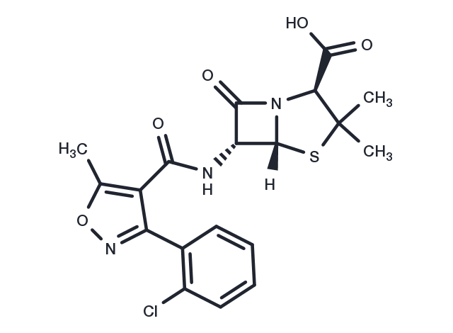 Cloxacillin Chemical Structure