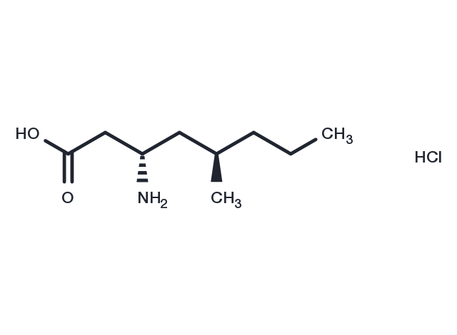 β-Amino Acid Imagabalin Hydrochloride Chemical Structure