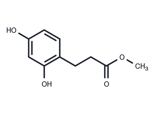 TargetMol Chemical Structure Methyl 3-(2,4-dihydroxyphenyl)propionate