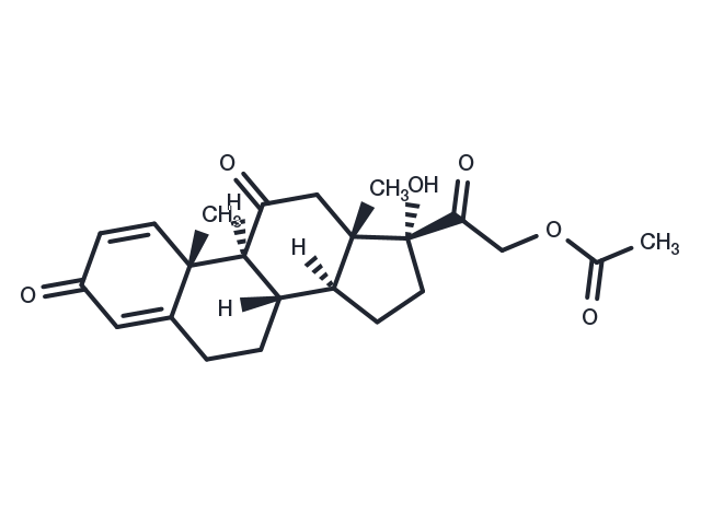 Prednisone acetate Chemical Structure