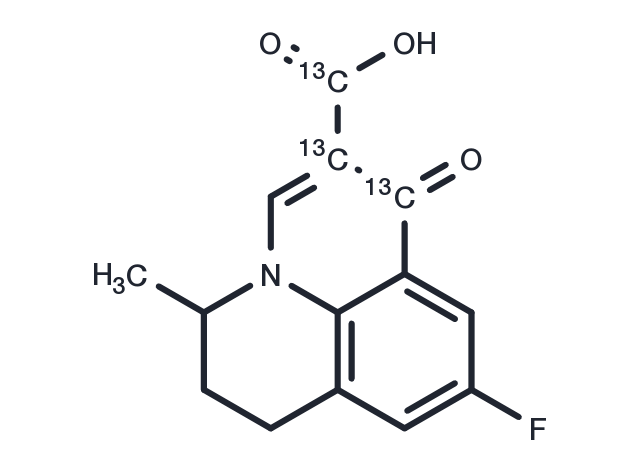 Flumequine-13C3 Chemical Structure