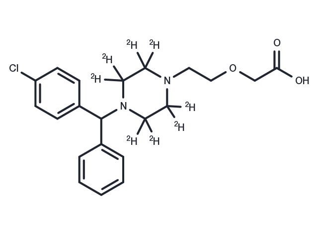 TargetMol Chemical Structure Cetirizine D8