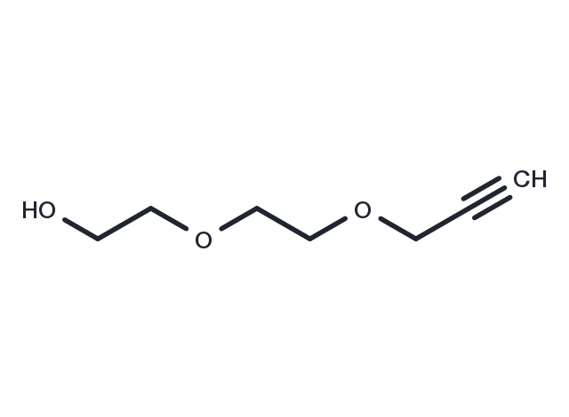 TargetMol Chemical Structure Propargyl-PEG2-OH