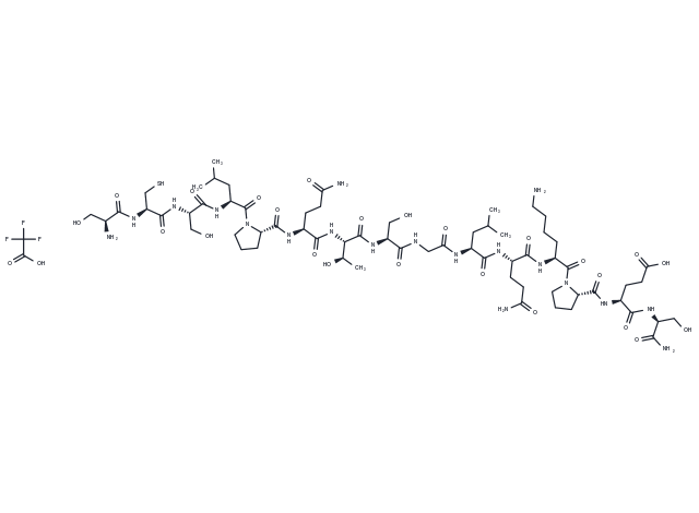 TargetMol Chemical Structure LEP(116-130)(mouse)TFA(258276-95-8 free base)