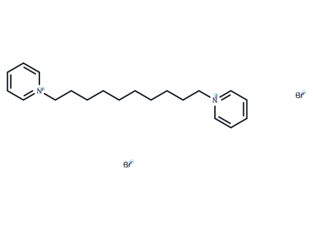 TargetMol Chemical Structure 1-[10-(pyridin-1-ium-1-yl)decyl]pyridin-1-ium dibromide