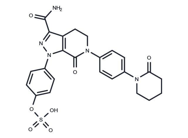 O-Demethyl apixaban sulfate Chemical Structure
