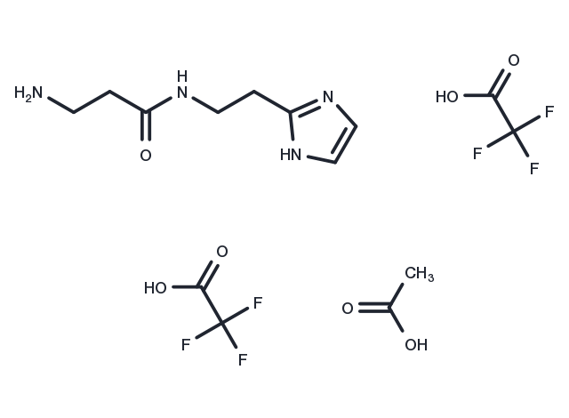TargetMol Chemical Structure Carcinine ditrifluoroacetate Acetate
