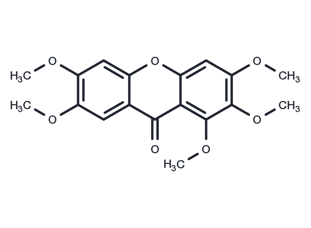 TargetMol Chemical Structure 1,2,3,6,7-Pentamethoxyxanthone