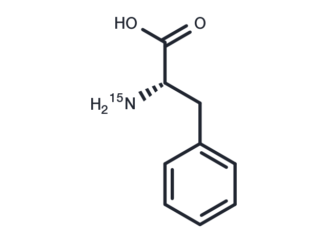 L-Phenylalanine-15N Chemical Structure