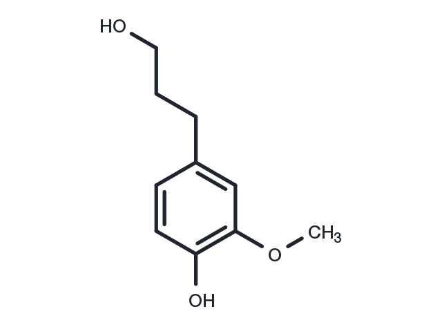 Dihydroconiferyl alcohol Chemical Structure