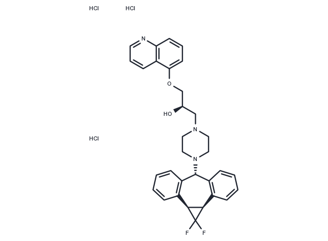 Zosuquidar trihydrochloride Chemical Structure