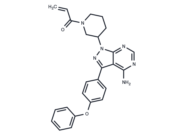 Ibrutinib Racemate Chemical Structure