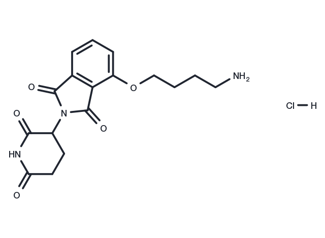 TargetMol Chemical Structure Thalidomide-O-C4-NH2 hydrochloride