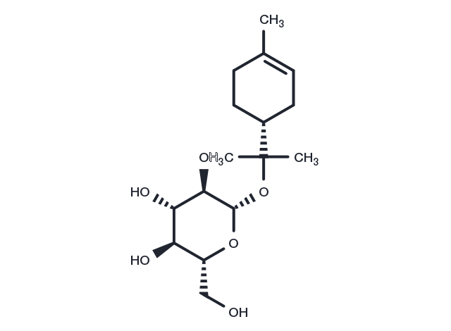 (R)-a-Terpinyl b-D-glucoside Chemical Structure