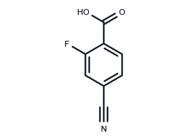 4-Cyano-2-fluorobenzoic acid Chemical Structure