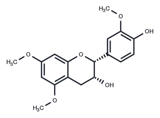 TargetMol Chemical Structure 3,4'-Dihydroxy-3,5',7-trimethoxyflavan